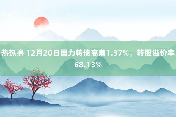 热热撸 12月20日国力转债高潮1.37%，转股溢价率68.