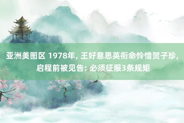 亚洲美图区 1978年, 王好意思英衔命怜惜贺子珍, 启程前